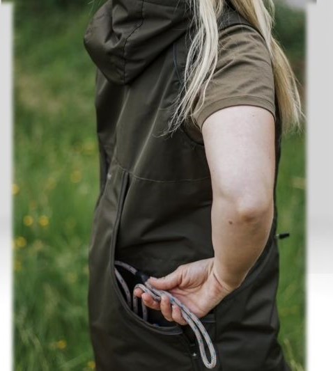 Windblocker Weste Damen (135 oliv)