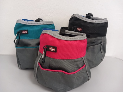 [T-32281] Futtertasche türkis/rosa/schwarz